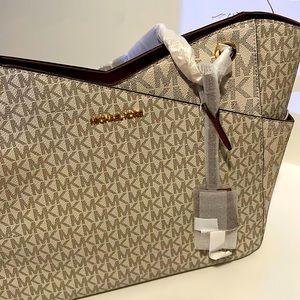 Michael Kors zip up tote